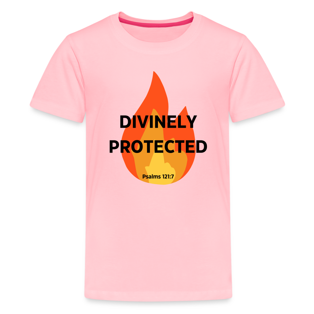 Divinely Protected - Black Letters - Kids' - pink