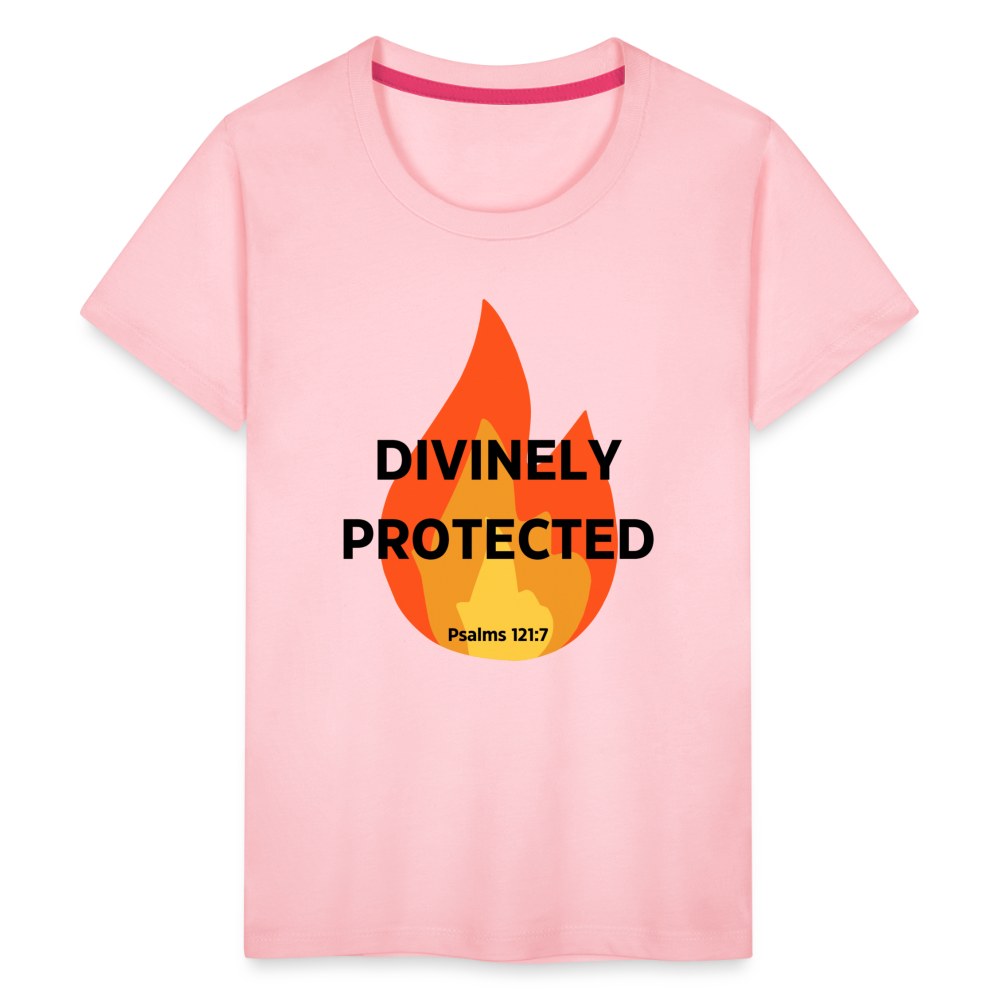 Divinely Protected - Black Letters - Kids' - pink