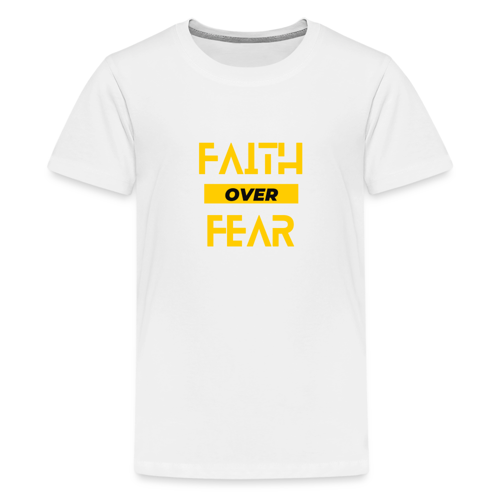 Faith Over Fear - Kids' - white