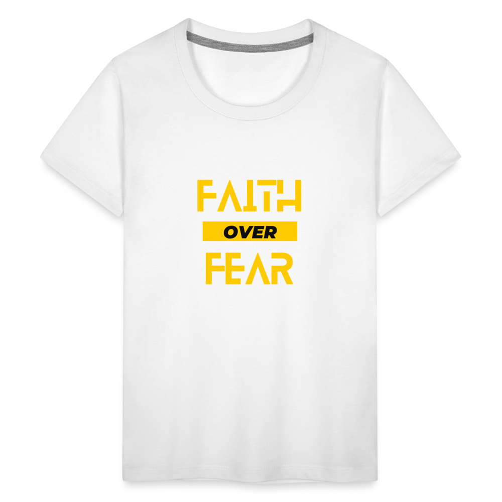 Faith Over Fear - Kids' - white