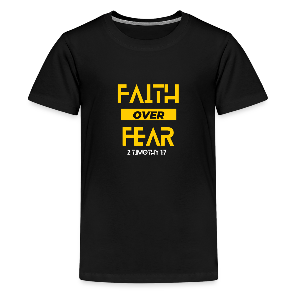 Faith Over Fear - Kids' - black