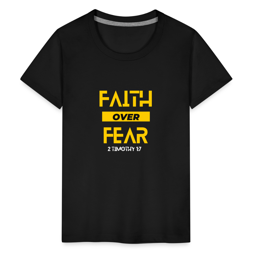 Faith Over Fear - Kids' - black