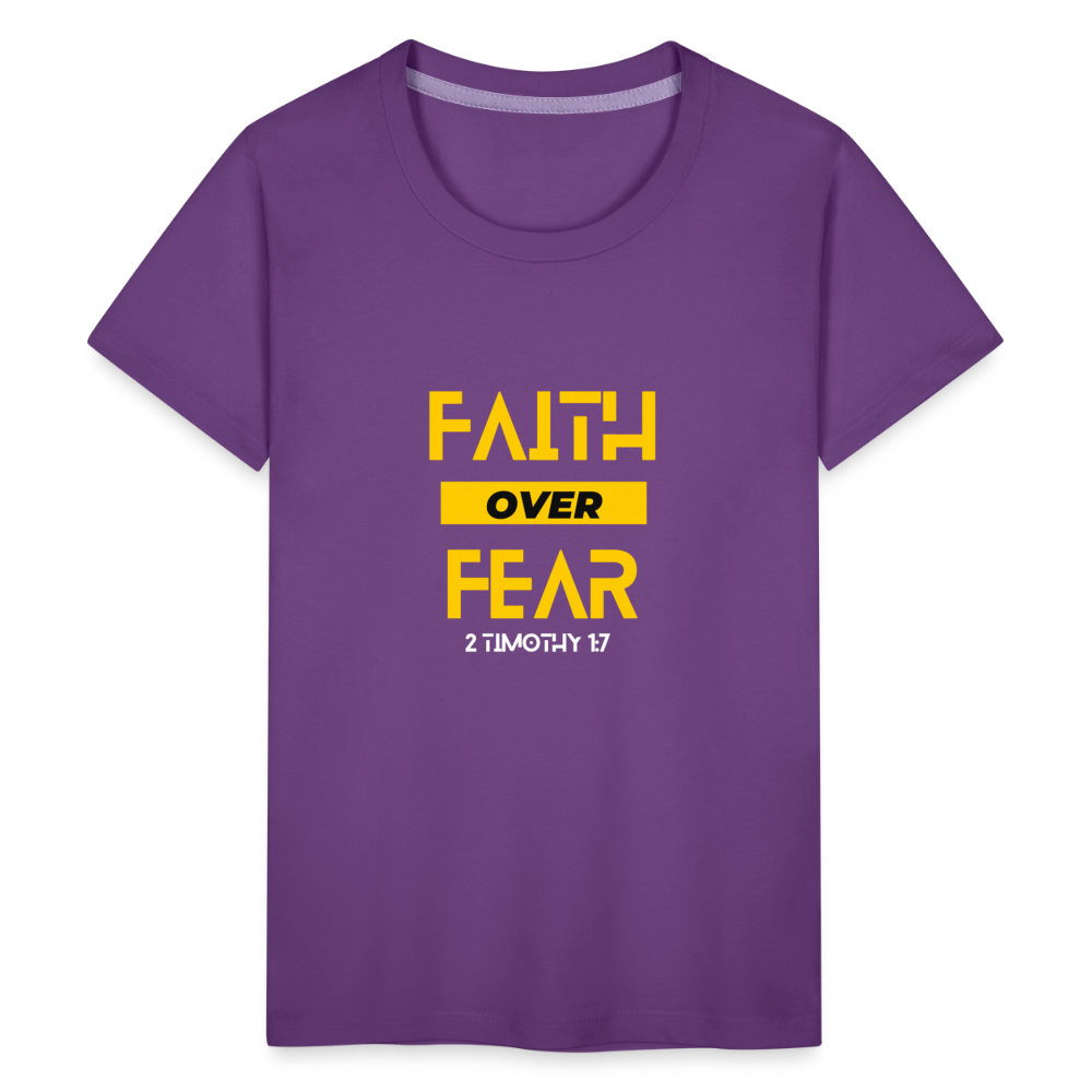 Faith Over Fear - Kids' - purple