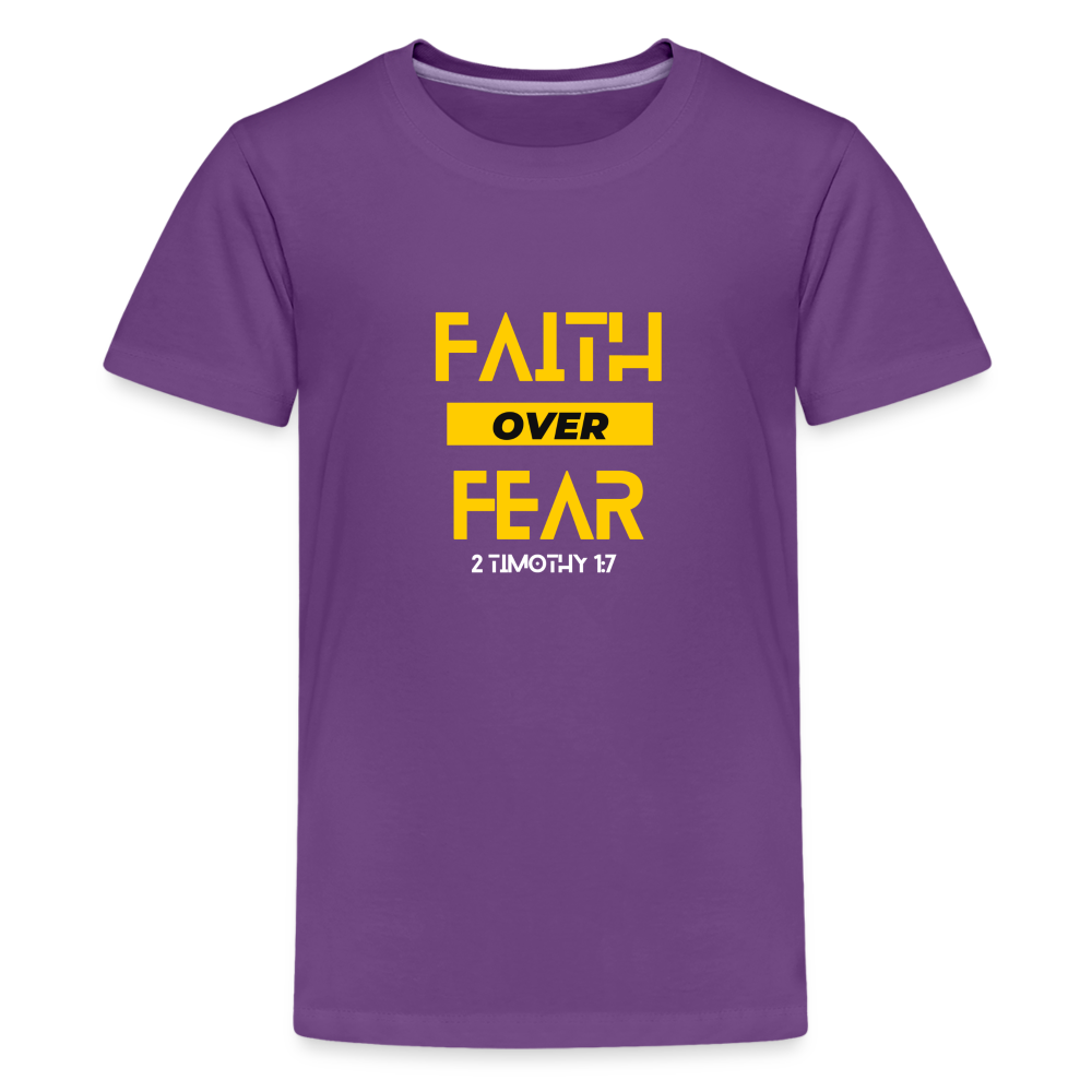 Faith Over Fear - Kids' - purple