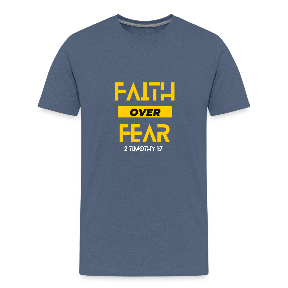 Faith Over Fear - Kids' - heather blue