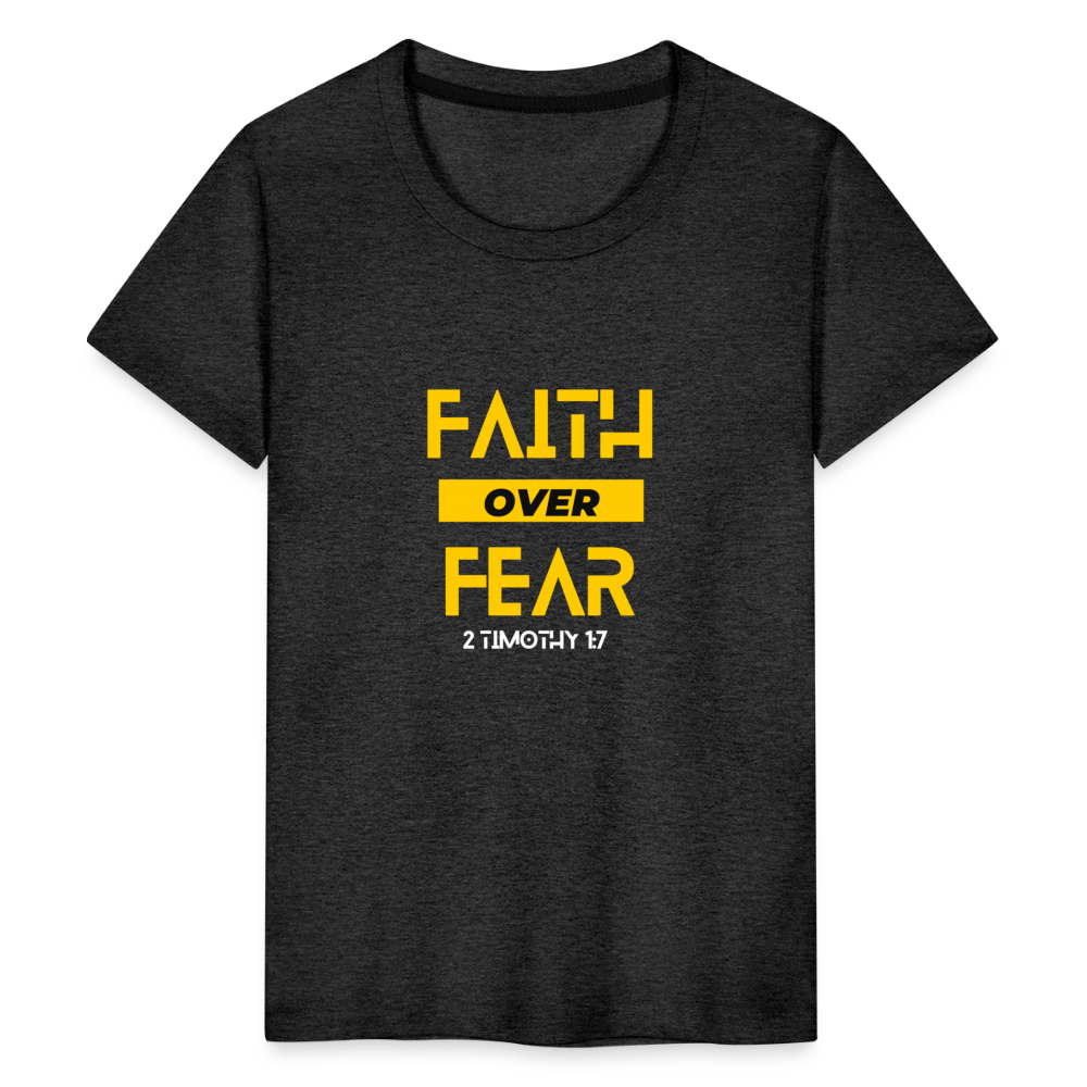 Faith Over Fear - Kids' - charcoal grey