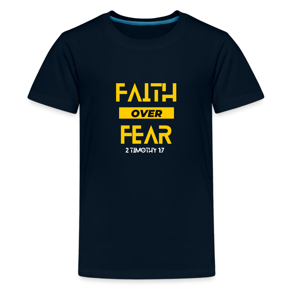 Faith Over Fear - Kids' - deep navy