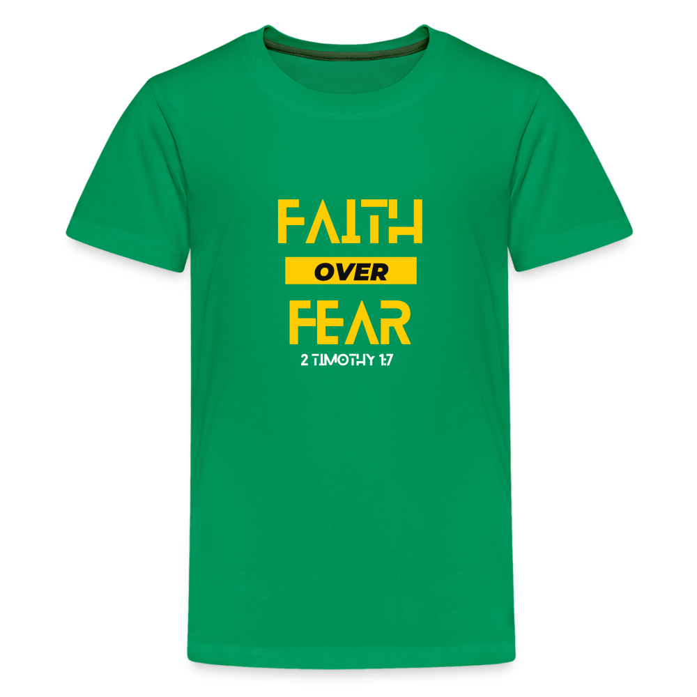 Faith Over Fear - Kids' - kelly green