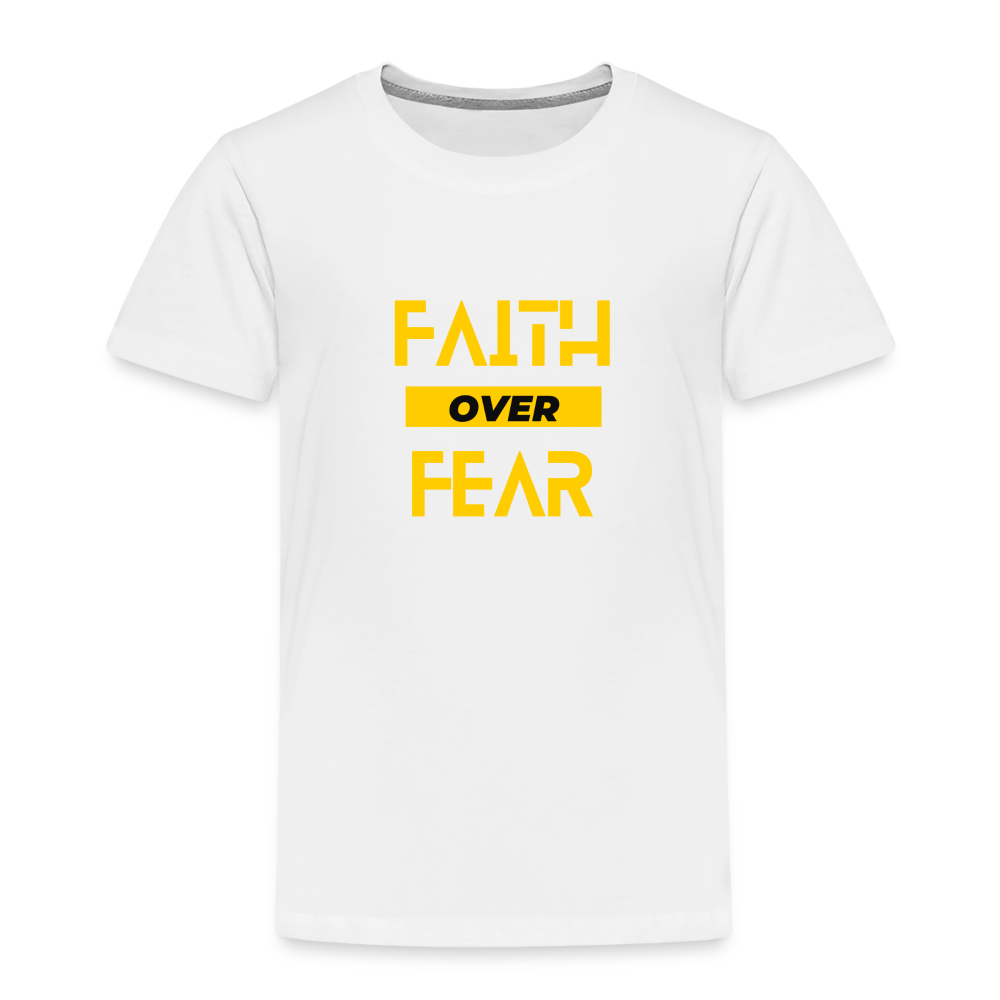 Faith Over Fear - Toddler - white