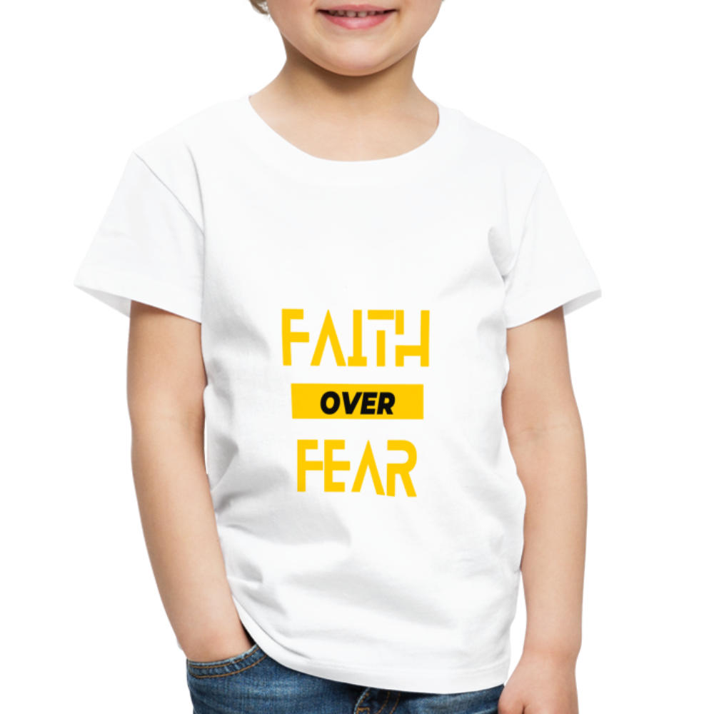 Faith Over Fear - Toddler - white