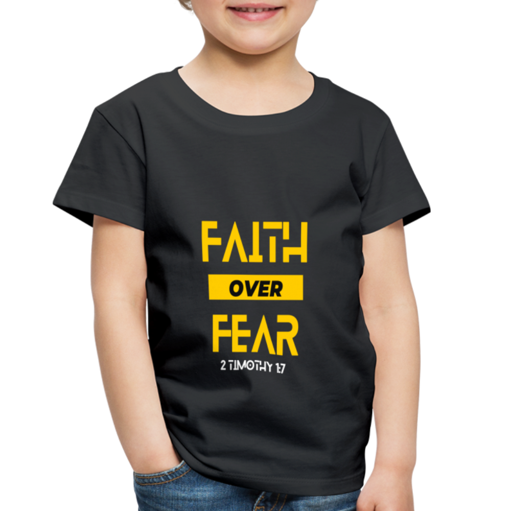 Faith Over Fear - Toddler - black