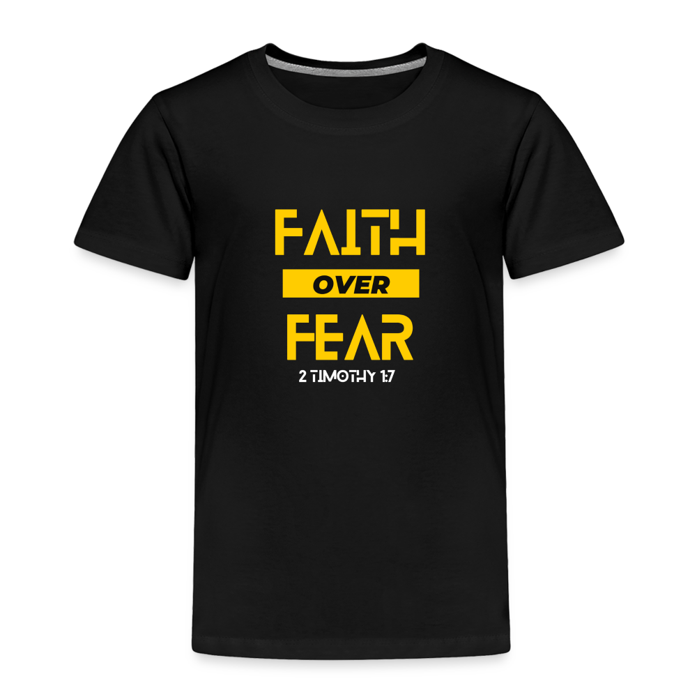 Faith Over Fear - Toddler - black