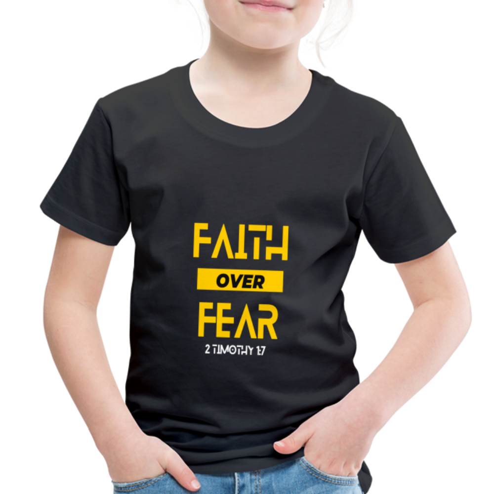 Faith Over Fear - Toddler - black