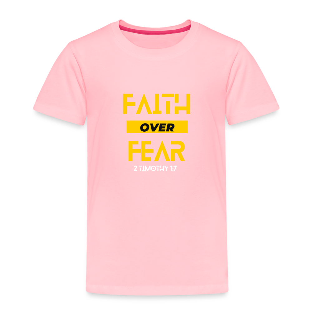 Faith Over Fear - Toddler - pink