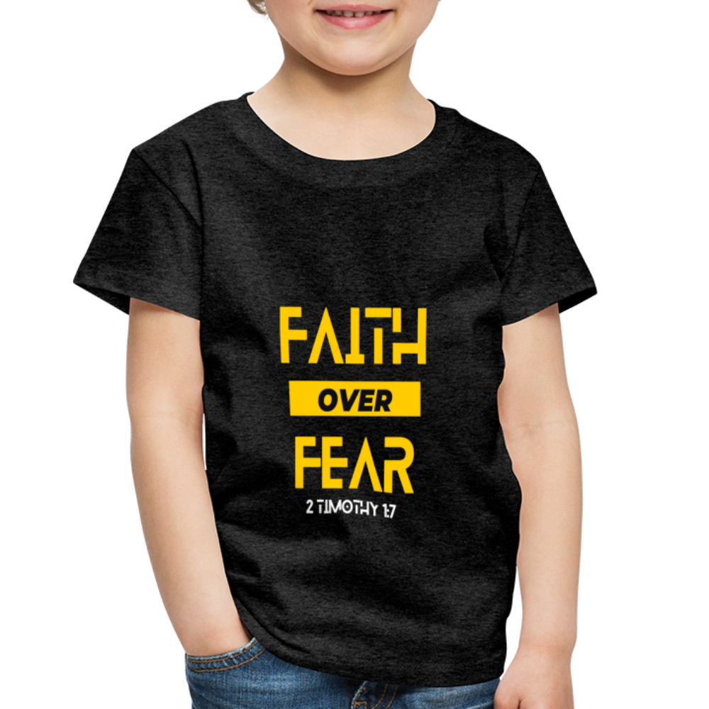 Faith Over Fear - Toddler - charcoal grey