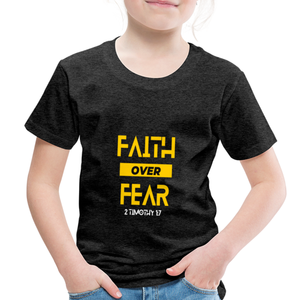 Faith Over Fear - Toddler - charcoal grey