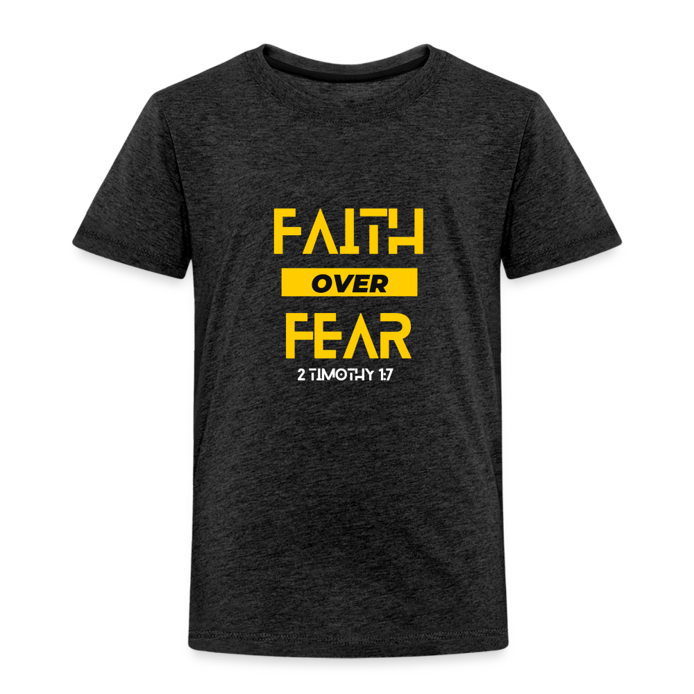 Faith Over Fear - Toddler - charcoal grey