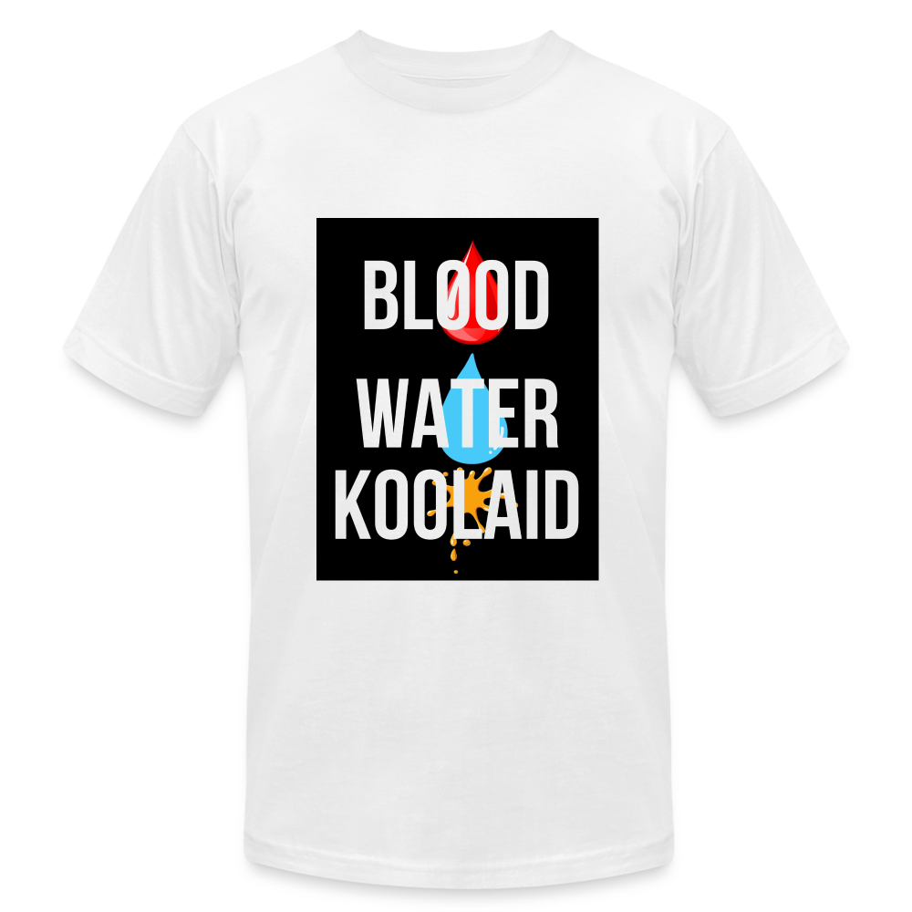 Blood Water or Koolaid - White Letters - white