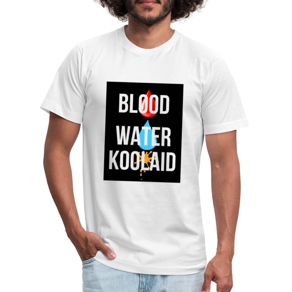 Blood Water or Koolaid - White Letters - white