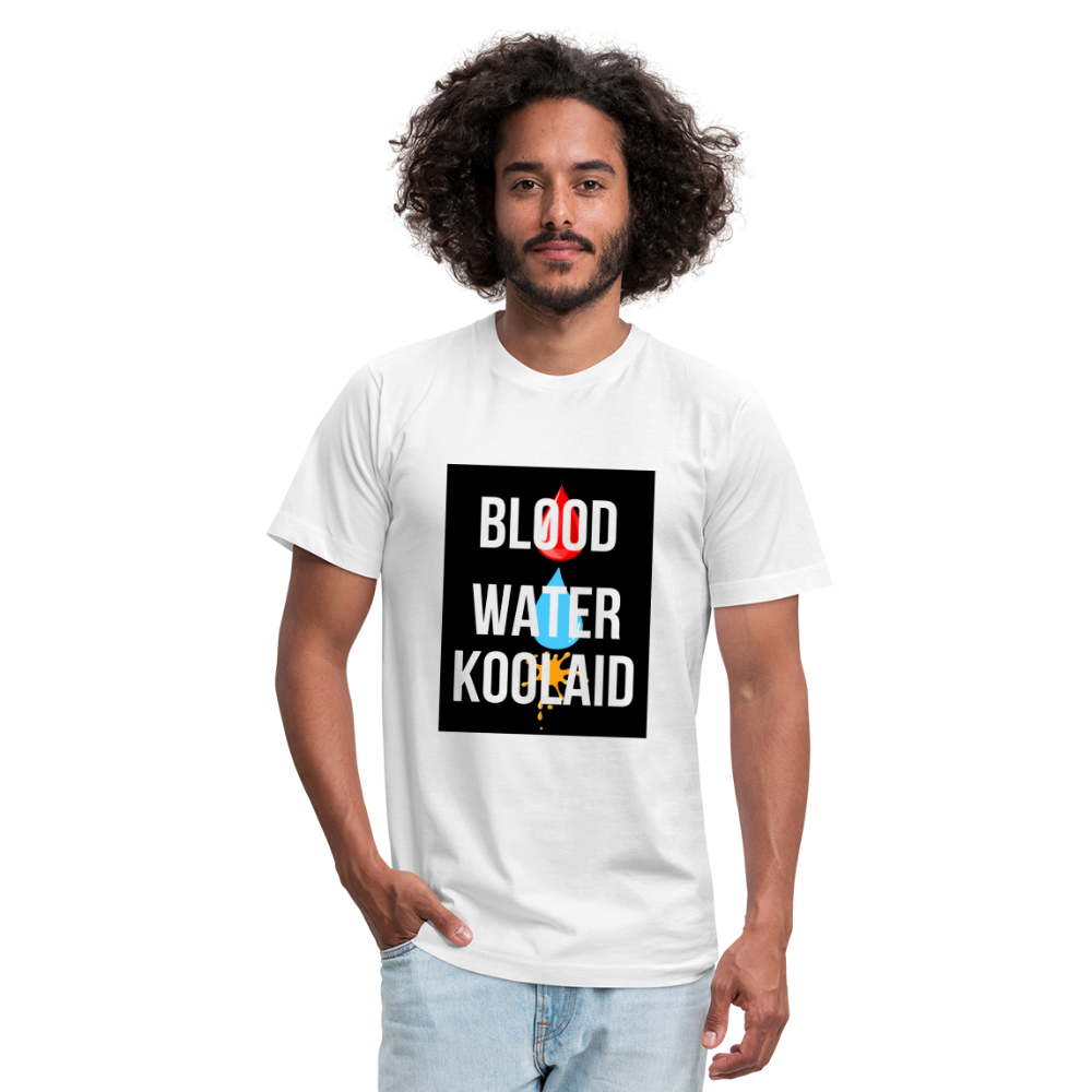 Blood Water or Koolaid - White Letters - white