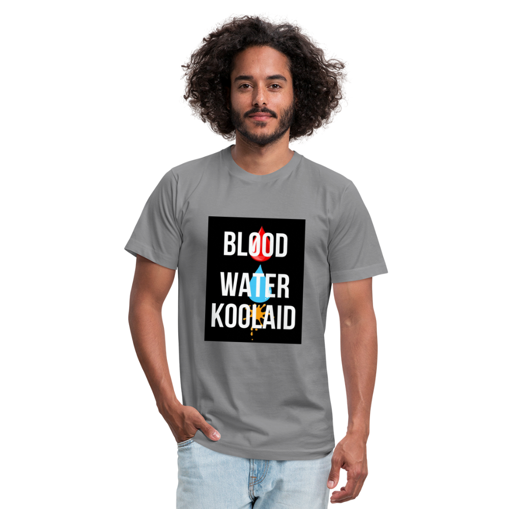 Blood Water or Koolaid - White Letters - slate