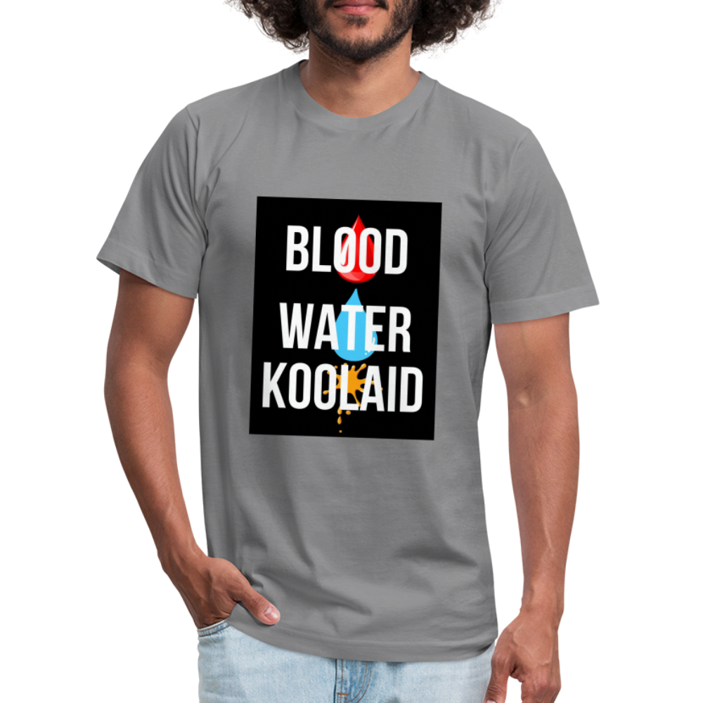 Blood Water or Koolaid - White Letters - slate