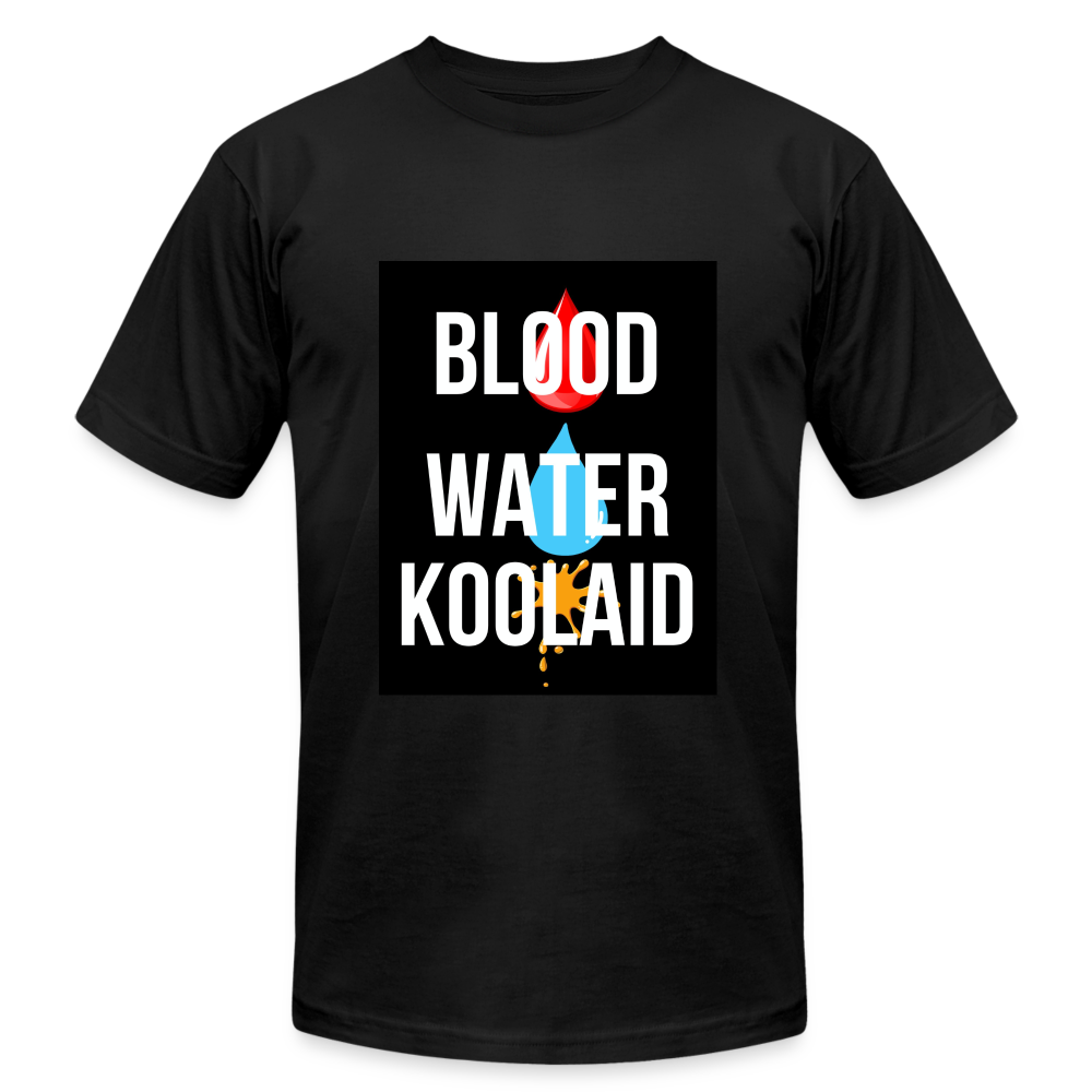 Blood Water or Koolaid - White Letters - black