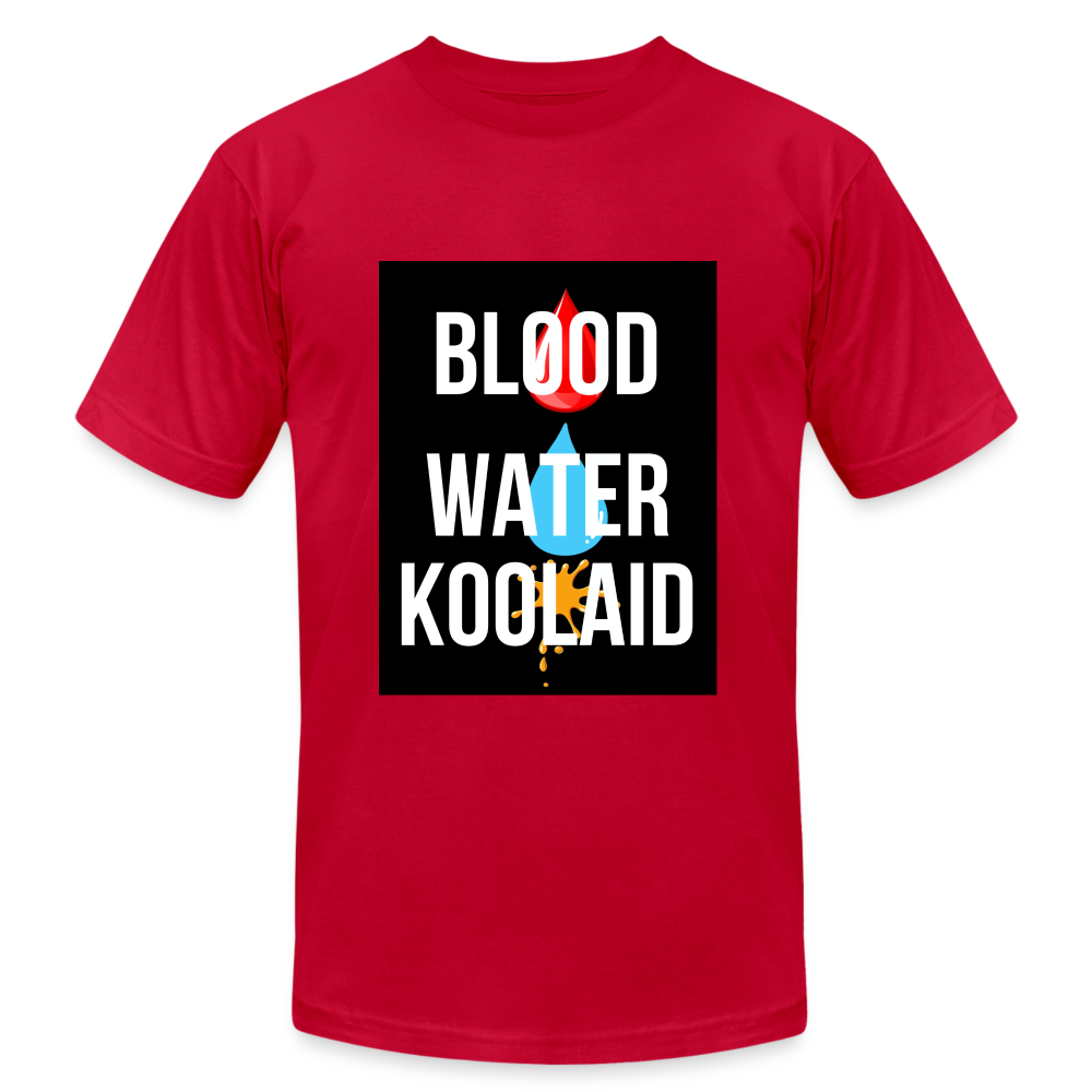 Blood Water or Koolaid - White Letters - red