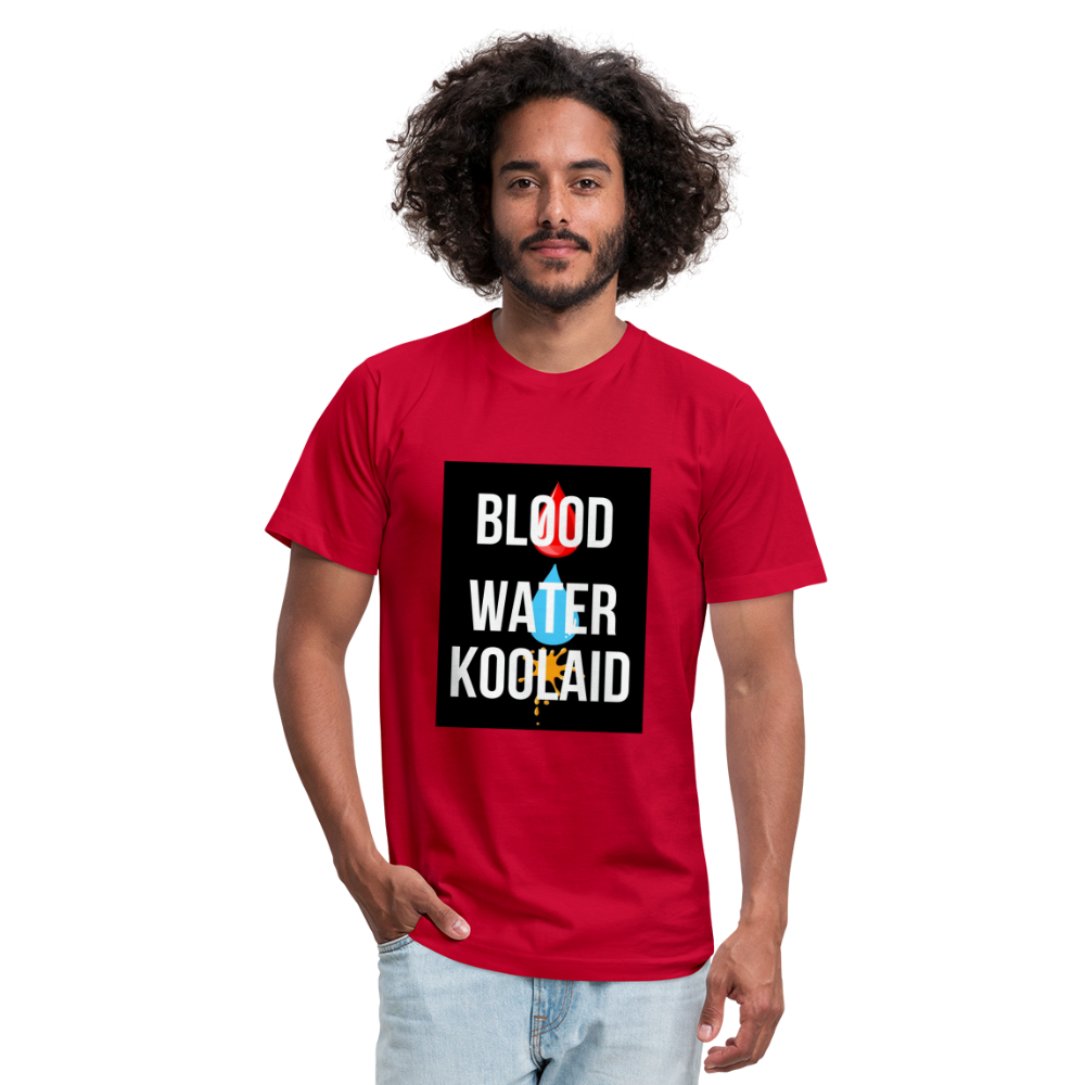 Blood Water or Koolaid - White Letters - red