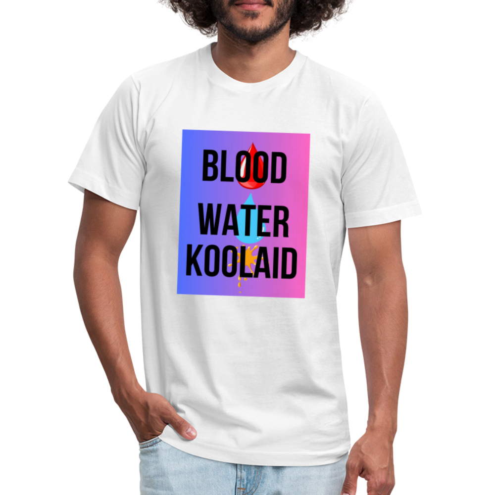 Blood Water or Koolaid - Black Letters/Colorful - white