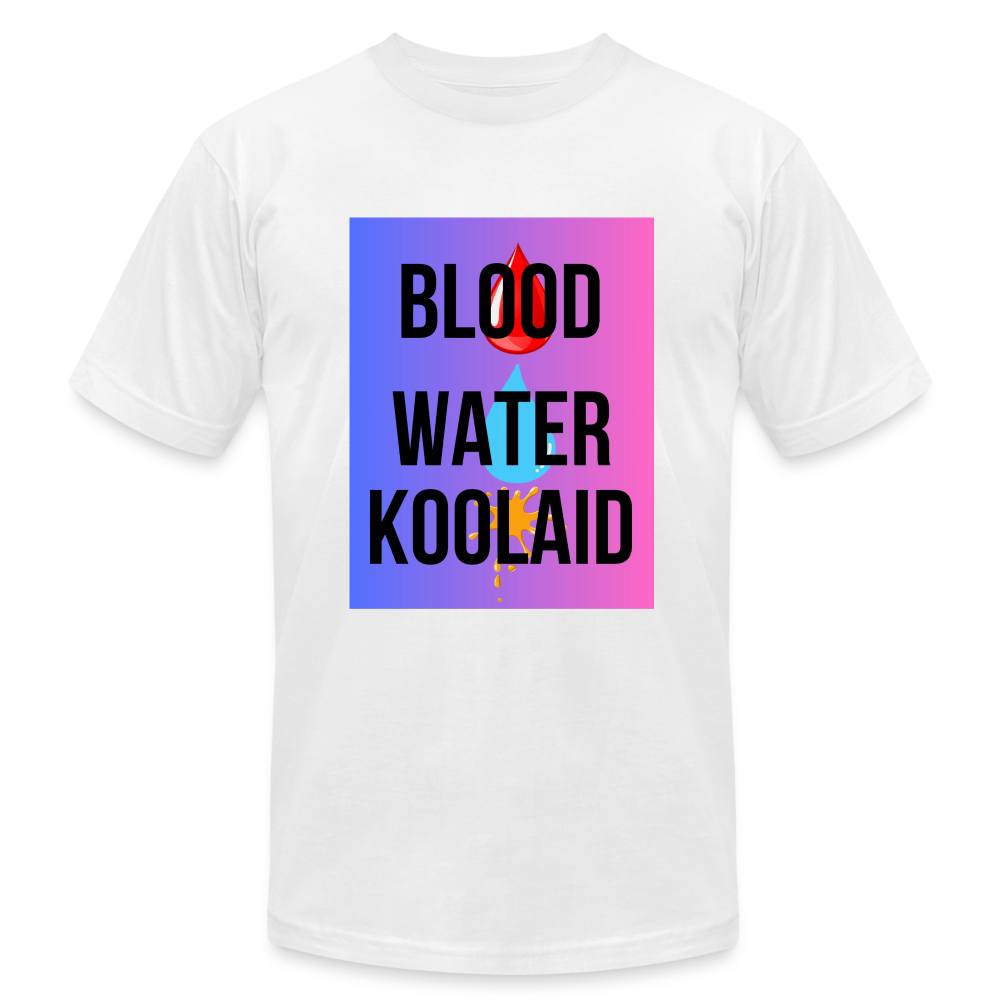 Blood Water or Koolaid - Black Letters/Colorful - white