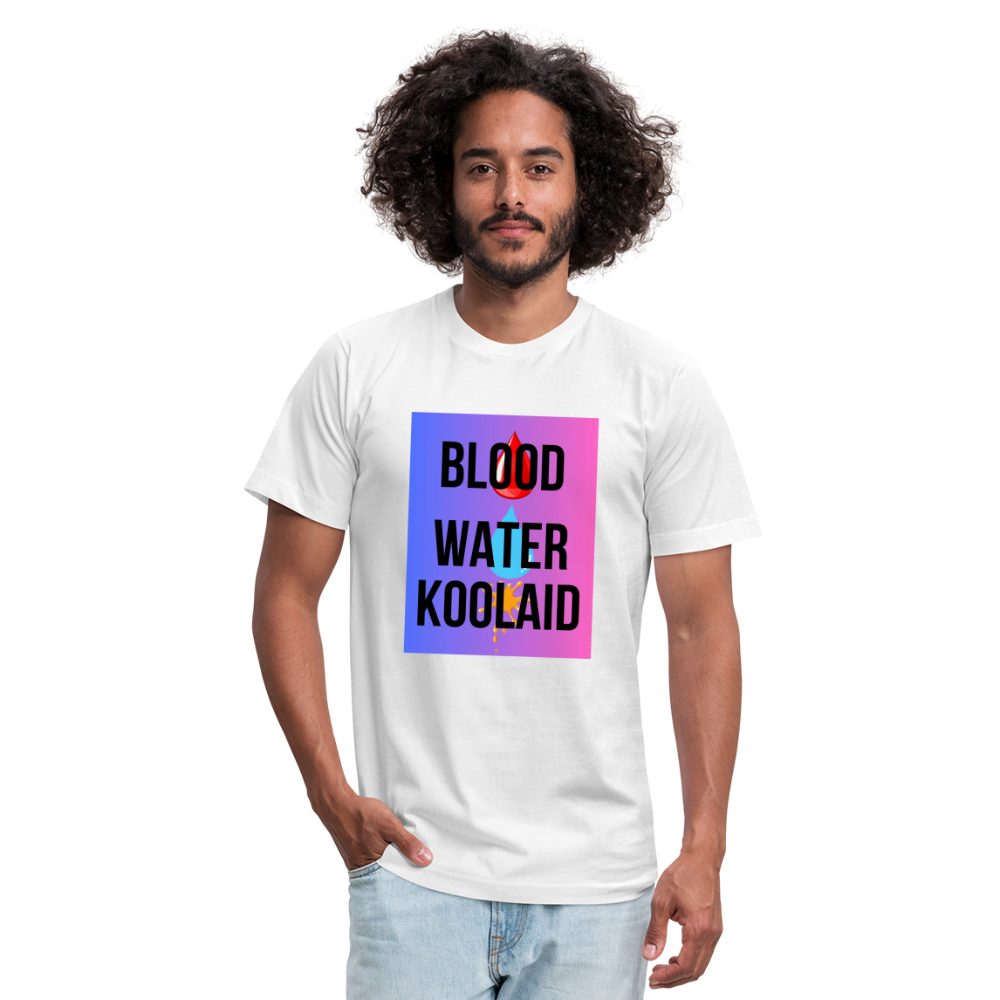 Blood Water or Koolaid - Black Letters/Colorful - white