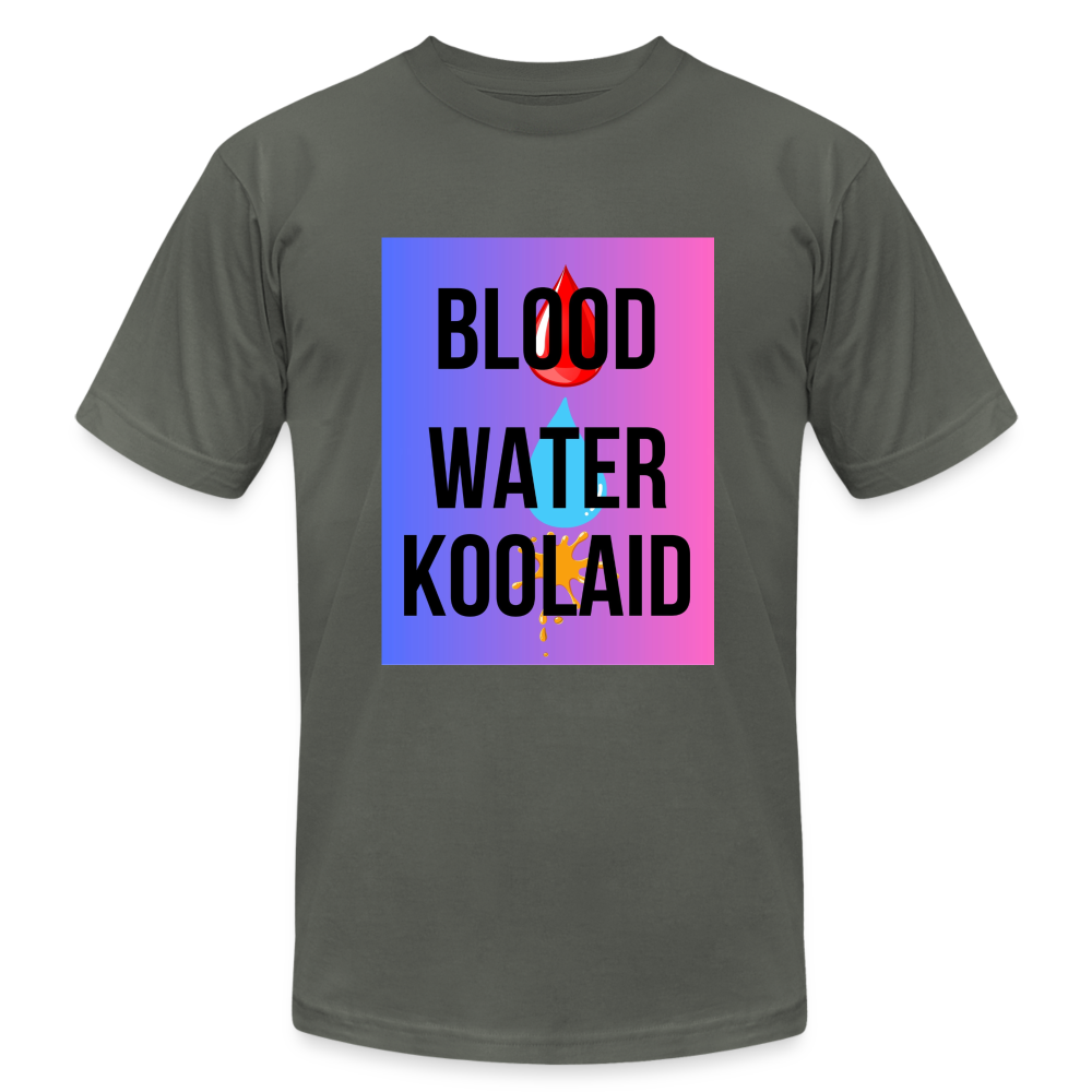 Blood Water or Koolaid - Black Letters/Colorful - asphalt