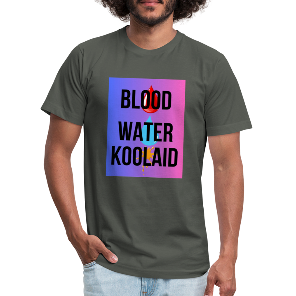 Blood Water or Koolaid - Black Letters/Colorful - asphalt