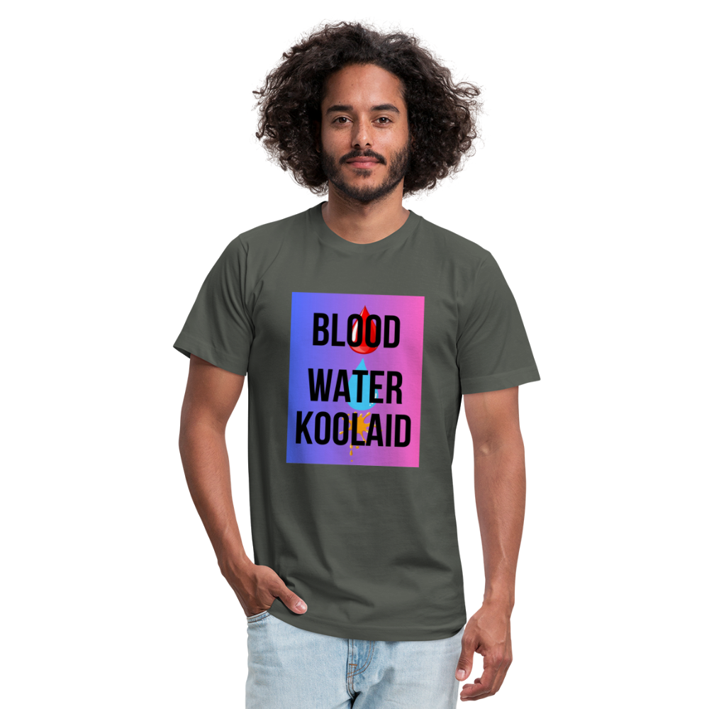 Blood Water or Koolaid - Black Letters/Colorful - asphalt