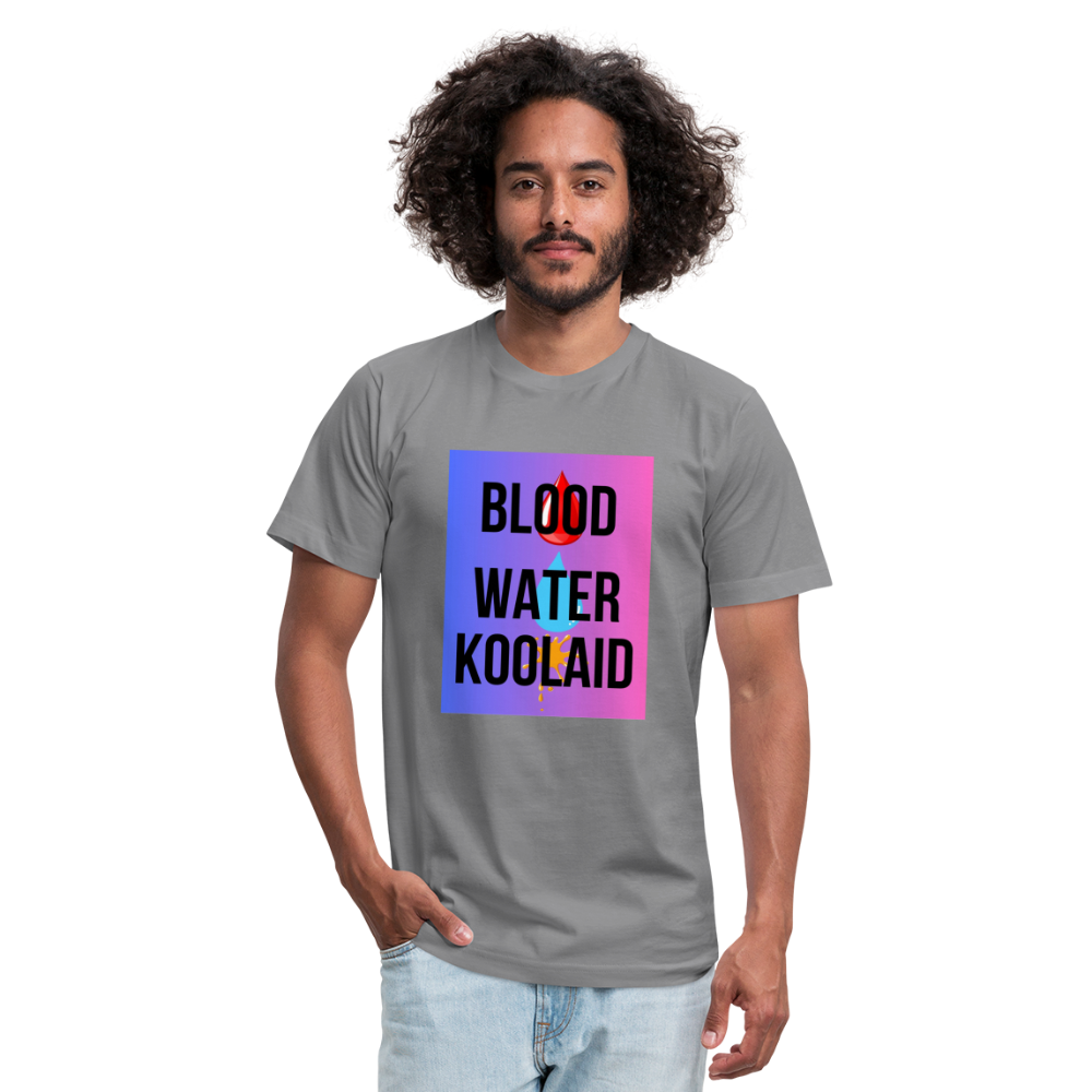 Blood Water or Koolaid - Black Letters/Colorful - slate