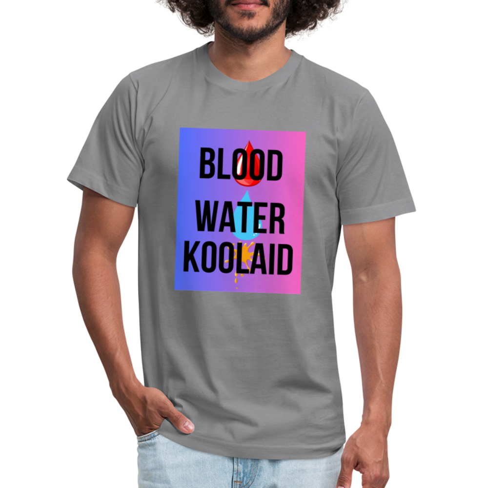 Blood Water or Koolaid - Black Letters/Colorful - slate