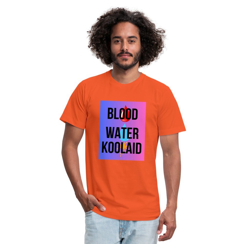 Blood Water or Koolaid - Black Letters/Colorful - orange