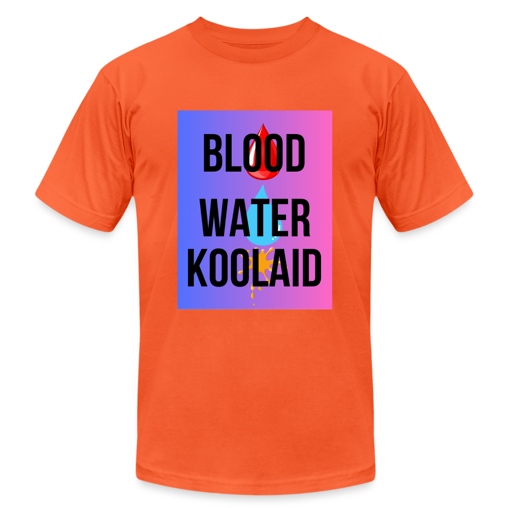 Blood Water or Koolaid - Black Letters/Colorful - orange