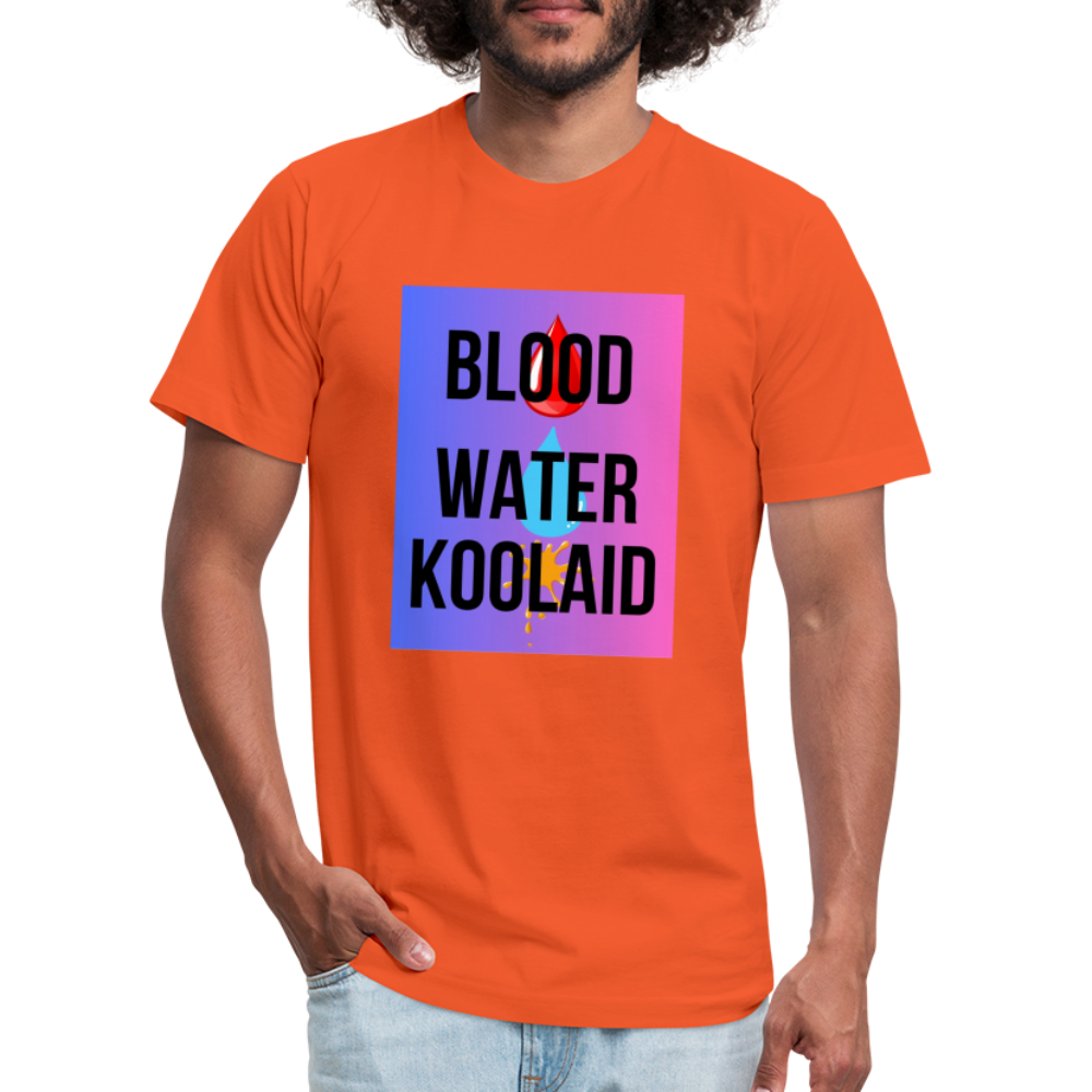 Blood Water or Koolaid - Black Letters/Colorful - orange