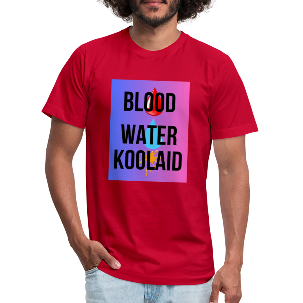 Blood Water or Koolaid - Black Letters/Colorful - red