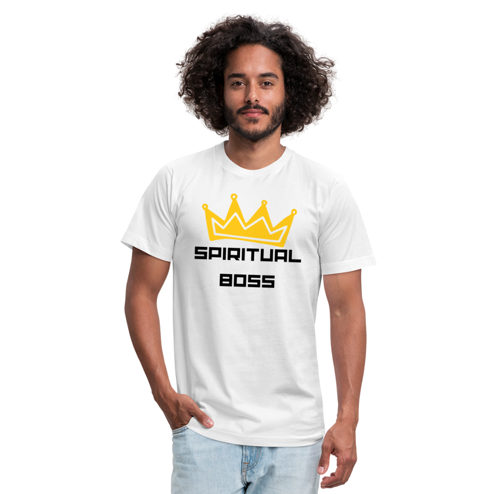 Spiritual Boss - Black Letters - white