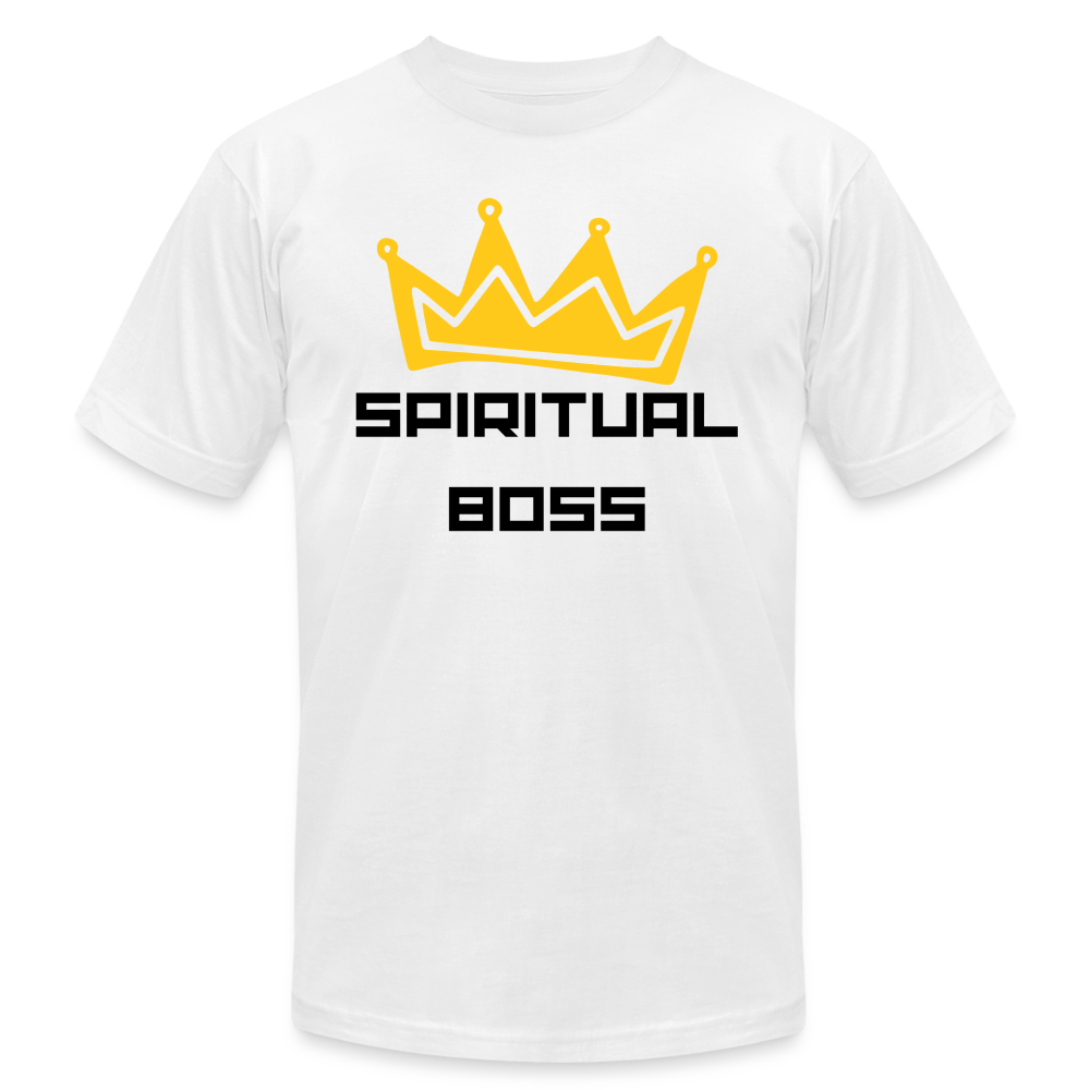 Spiritual Boss - Black Letters - white