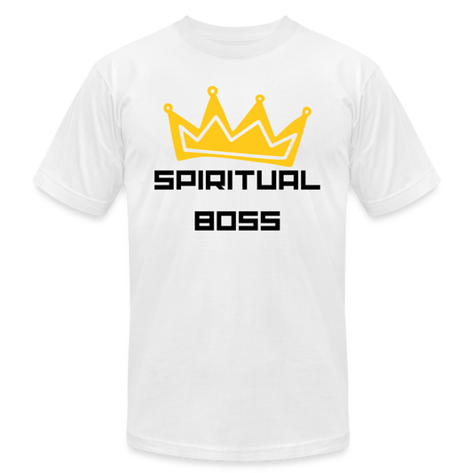 Spiritual Boss - Black Letters - white