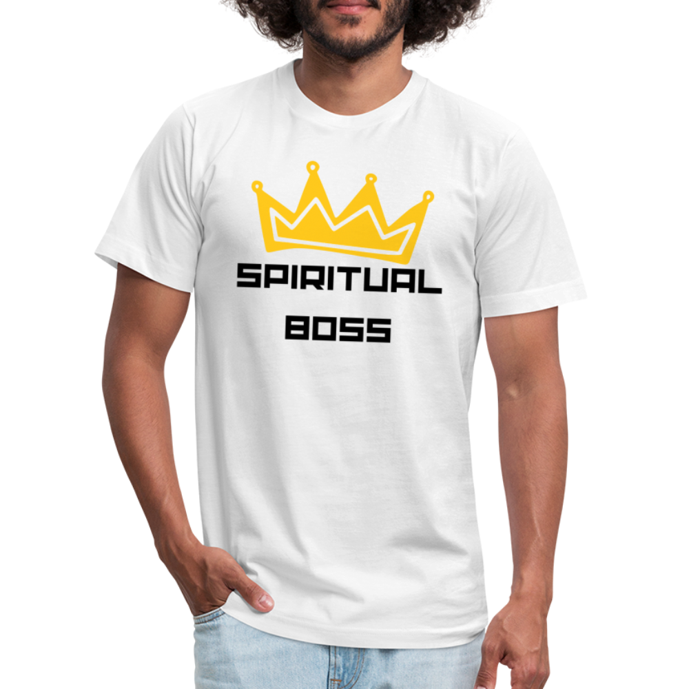 Spiritual Boss - Black Letters - white