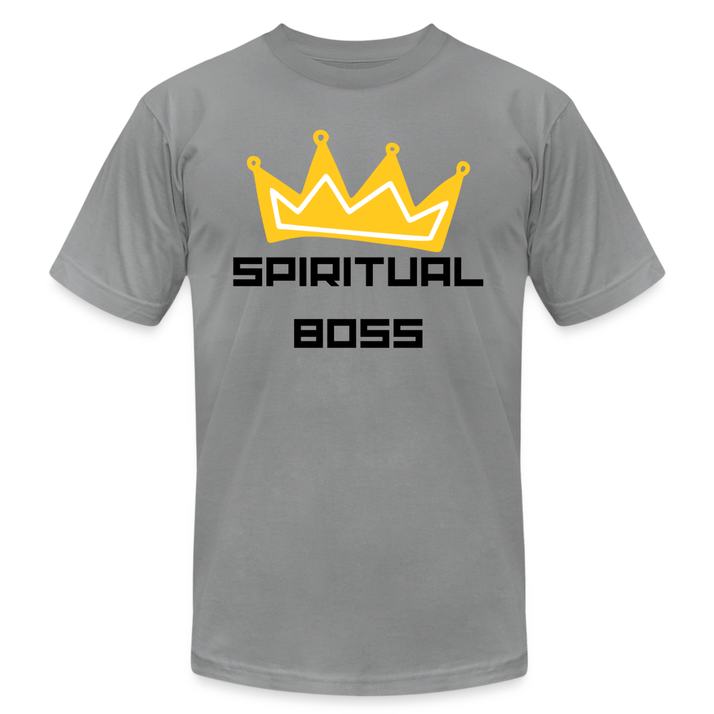 Spiritual Boss - Black Letters - slate