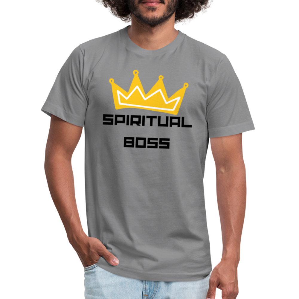 Spiritual Boss - Black Letters - slate