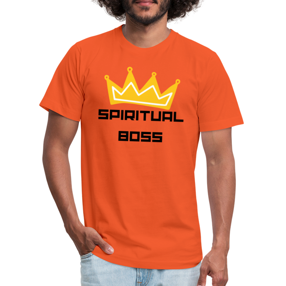 Spiritual Boss - Black Letters - orange