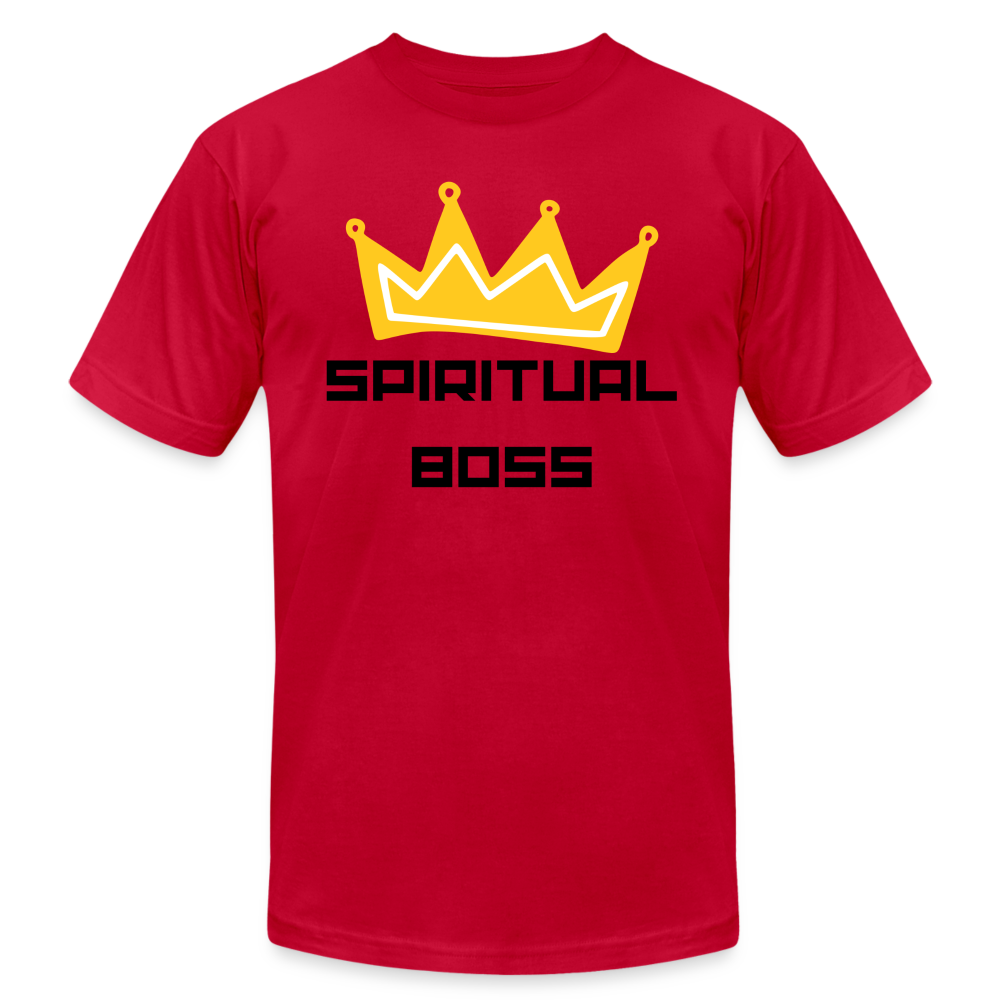 Spiritual Boss - Black Letters - red