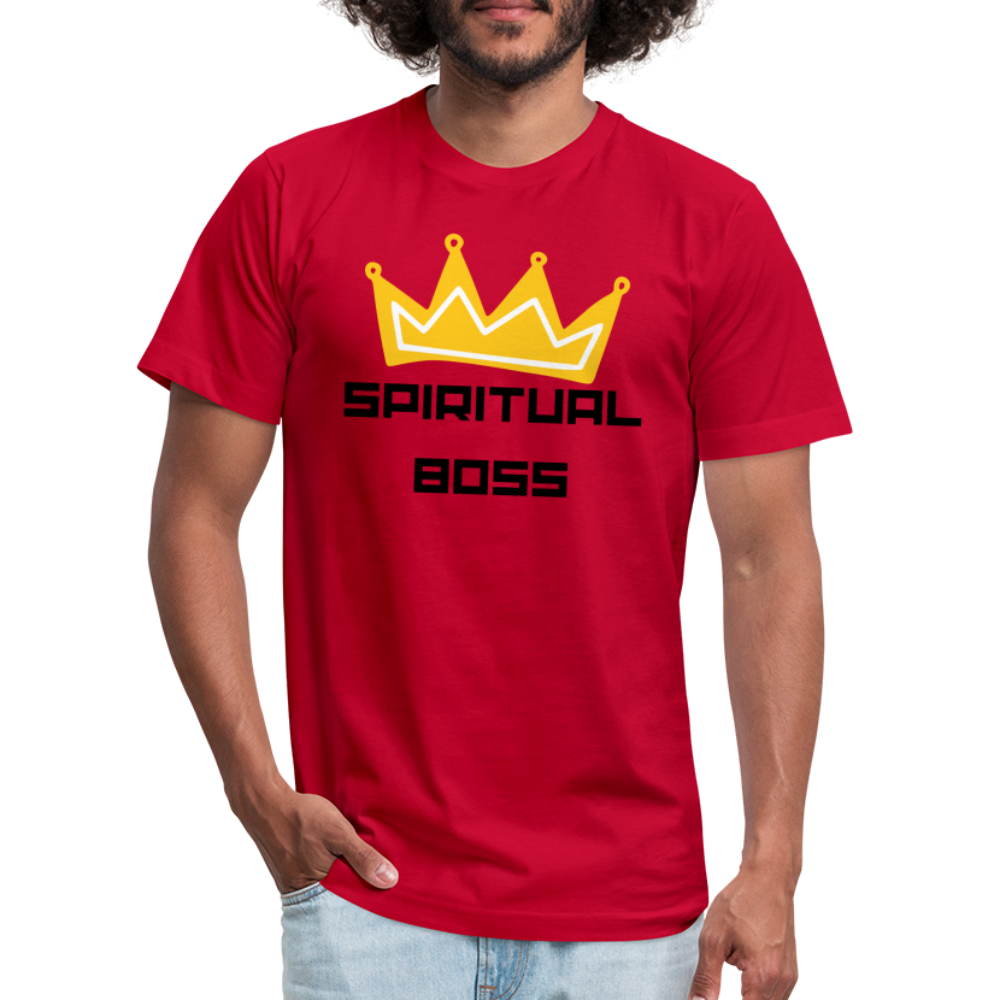 Spiritual Boss - Black Letters - red